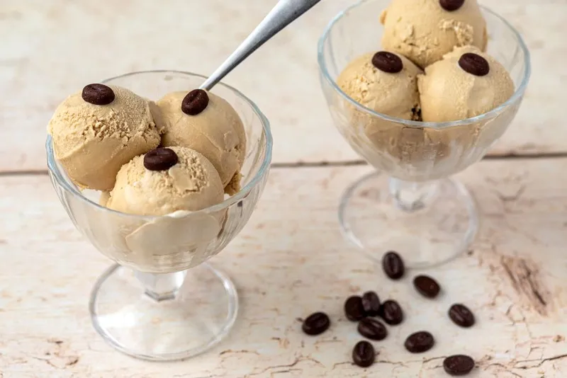 Glace au café maison
