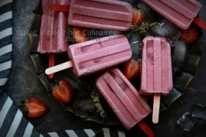 Esquimaux fraise et banane : Les sucettes glacées maison
