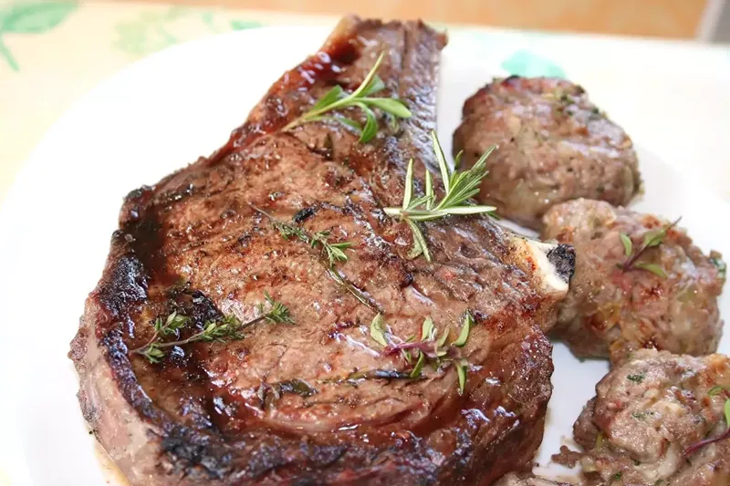 Côte de boeuf au barbecue