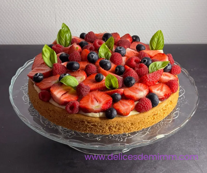 Sablé breton aux fruits rouges