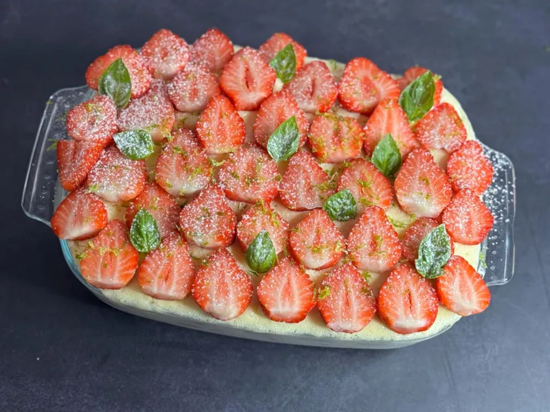 Tiramisu aux fraises