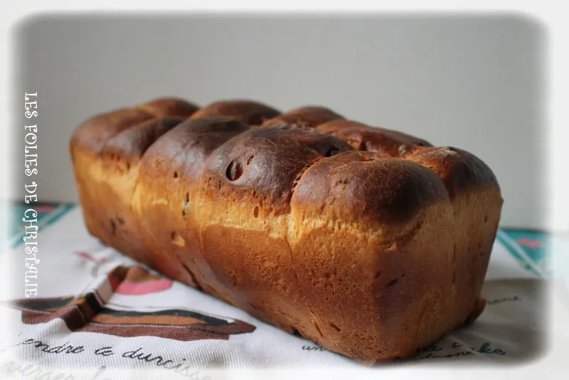 Brioche aux pépites de chocolat
