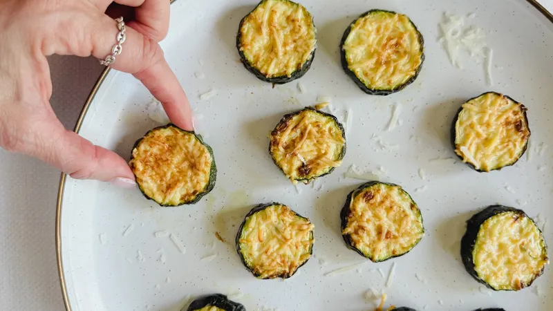 Courgette air fryer (au citron et parmesan)
