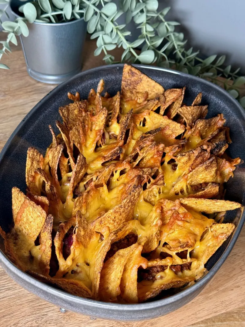 Nachos au chili et cheddar