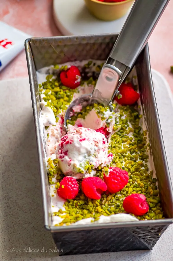 Glace framboise recette sans sorbetière