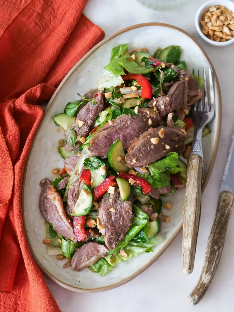 Salade thaï au magret de canard