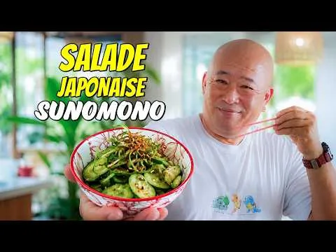 Salade japonaise de concombre : Sunomono