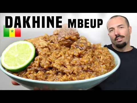 Le DAKHINE (Risotto à la Sénégalaise) Recette bouillie de riz à la tomate et pâte d'arachide
