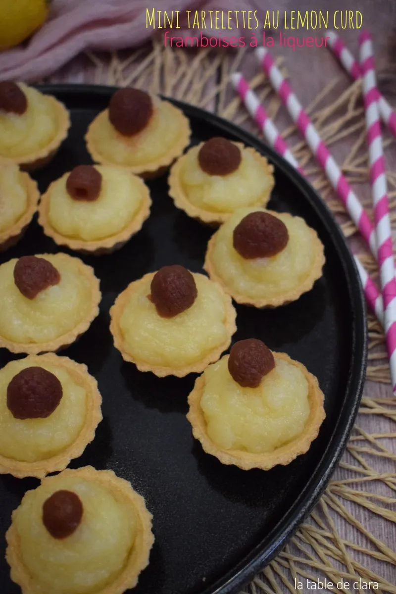 Mini tartelettes au lemon curd