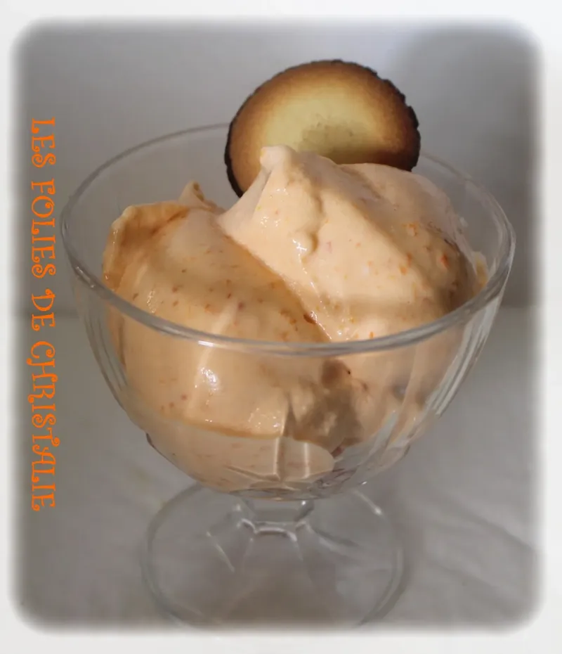 Glace express à l'abricot Thermomix