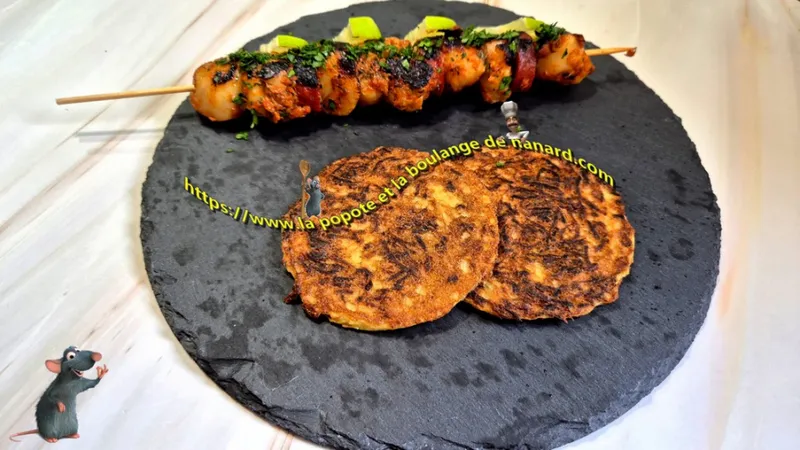 Röstis de pommes de terre à la plancha
