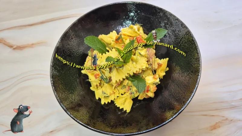 Salade de pâtes au curry