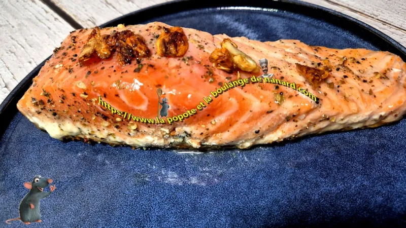 Pavé de saumon cuit à l’unilatéral