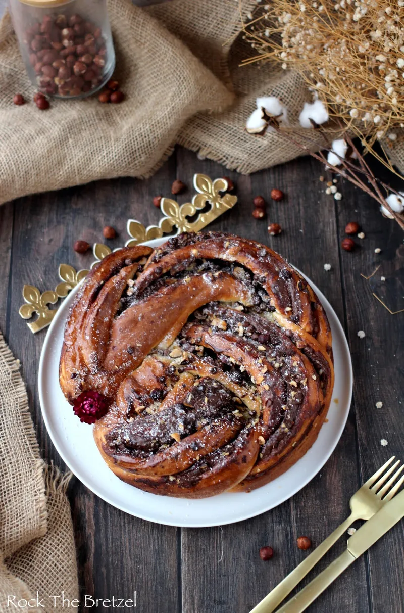 Epiphanie – Babka des rois chocolat/noisettes