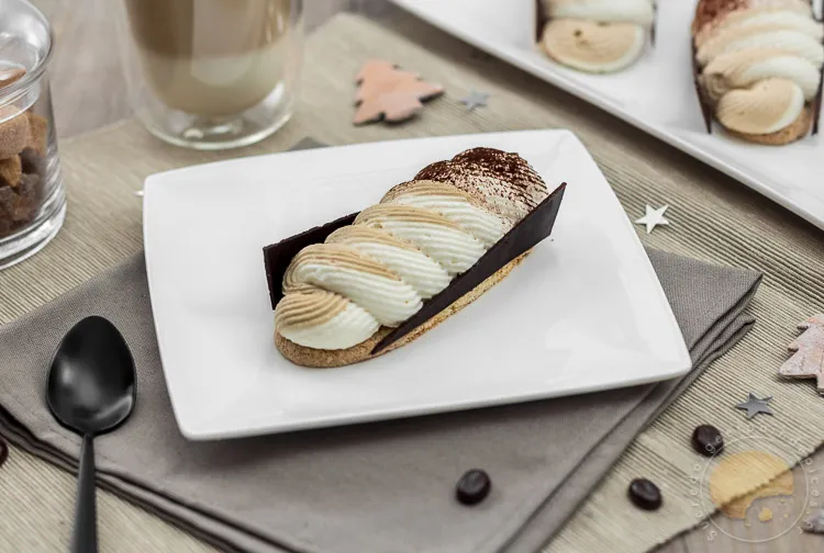Petites bûches individuelles façon Tiramisu