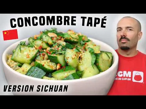 Le Concombre Tapé du Sichuan Ultra Frais, Ultra Addictif ! [Cacahuètes & Piment]