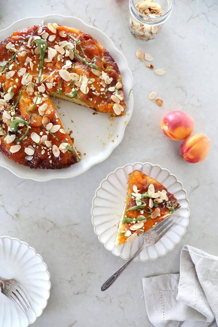 Gâteau renversé aux abricots