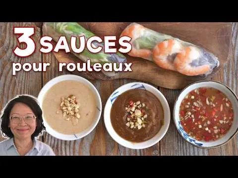 3 sauces pour rouleaux de printemps : laquelle est votre préférée ?