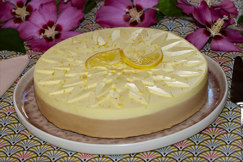 Entremet citron speculoos