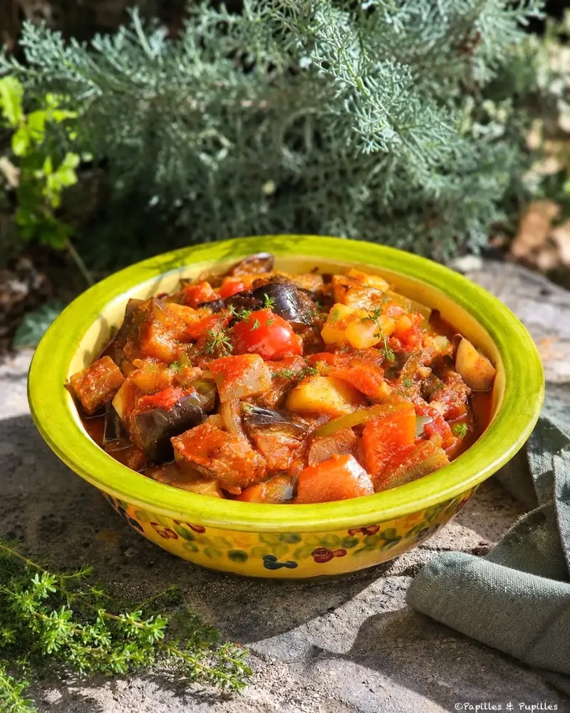Ratatouille aux épices cajun, inspirée du Sud des États-Unis