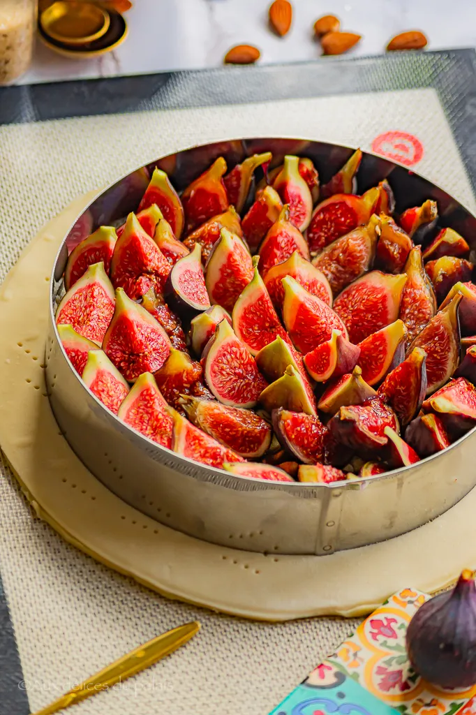 Tarte fine figues amandes de Jeffrey Cagnes