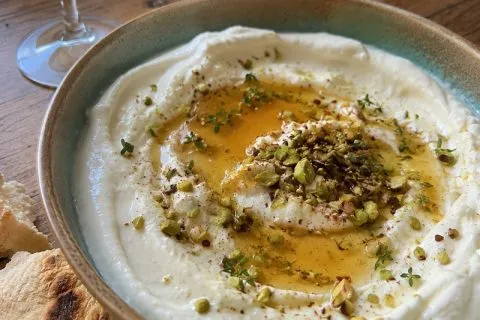 Feta fouettée au miel