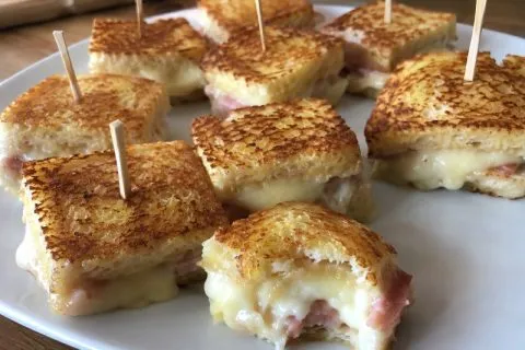 Mini croque-monsieur perdus