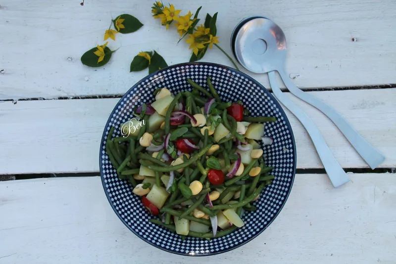 Salade de haricots verts et lupins
