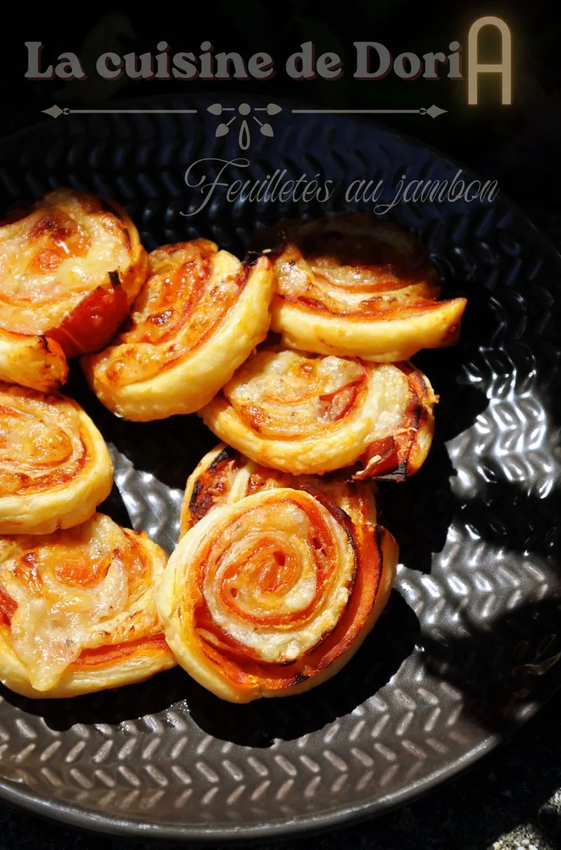 Feuilletés au jambon