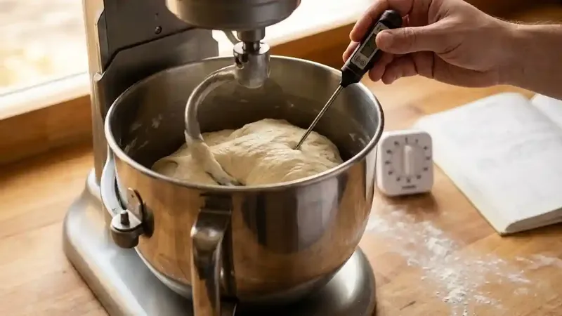 Température de pâte à pain : calcul précis de l’eau