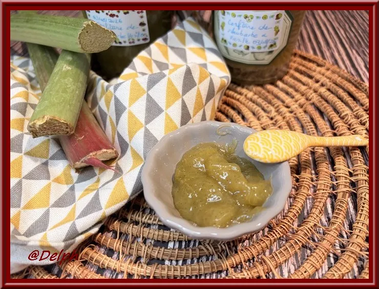 Confiture de rhubarbe