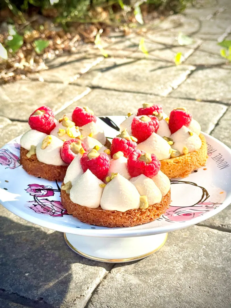Tartelette Dulcey Framboise Pistache