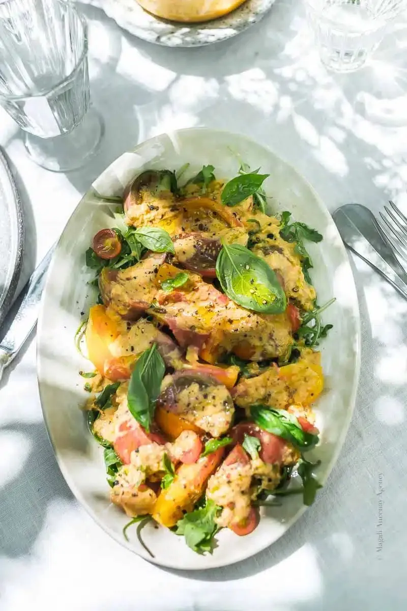 Vinaigrette de tomate mûre façon Stéphanie Le Quellec