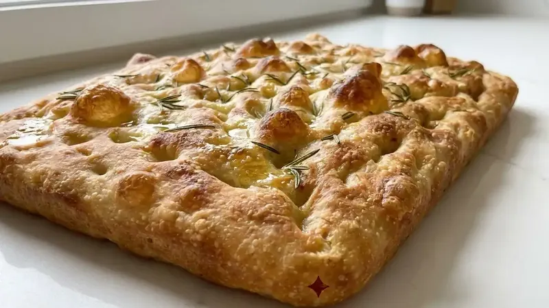 Focaccia au levain : recette moelleuse et bien alvéolée