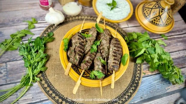 Brochettes de Köfte façon Adana Kebab