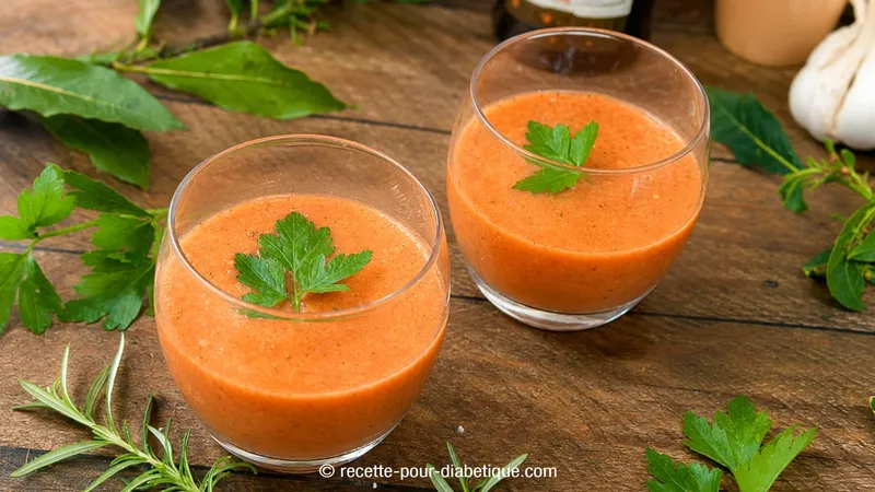 Gaspacho mariné au Bouquet garni