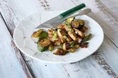 Escalope de poulet marinée, sauce soja à ma façon