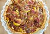 Tarte aux figues fraiches toute simple de grand-mère ( meilleure recette )