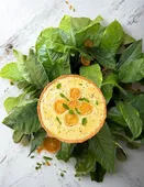 La tarte au citron et sésame noir