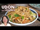Nouilles udon sautées aux légumes : recette facile et rapide