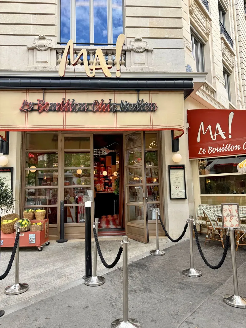 MA! Le Bouillon Chic Italien à Paris 9ème