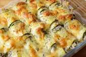 Cannellonis de courgette aux champignons