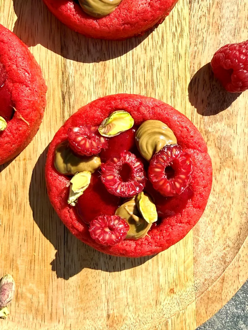 Cookies Framboise Pistache