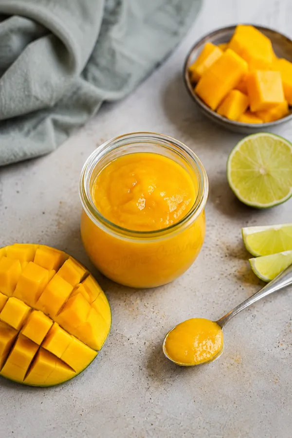 Coulis de mangue facile