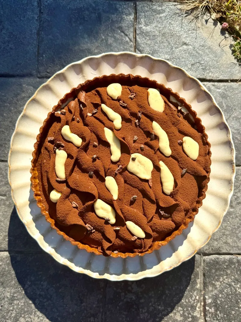Tarte Marbrée Chocolat Vanille
