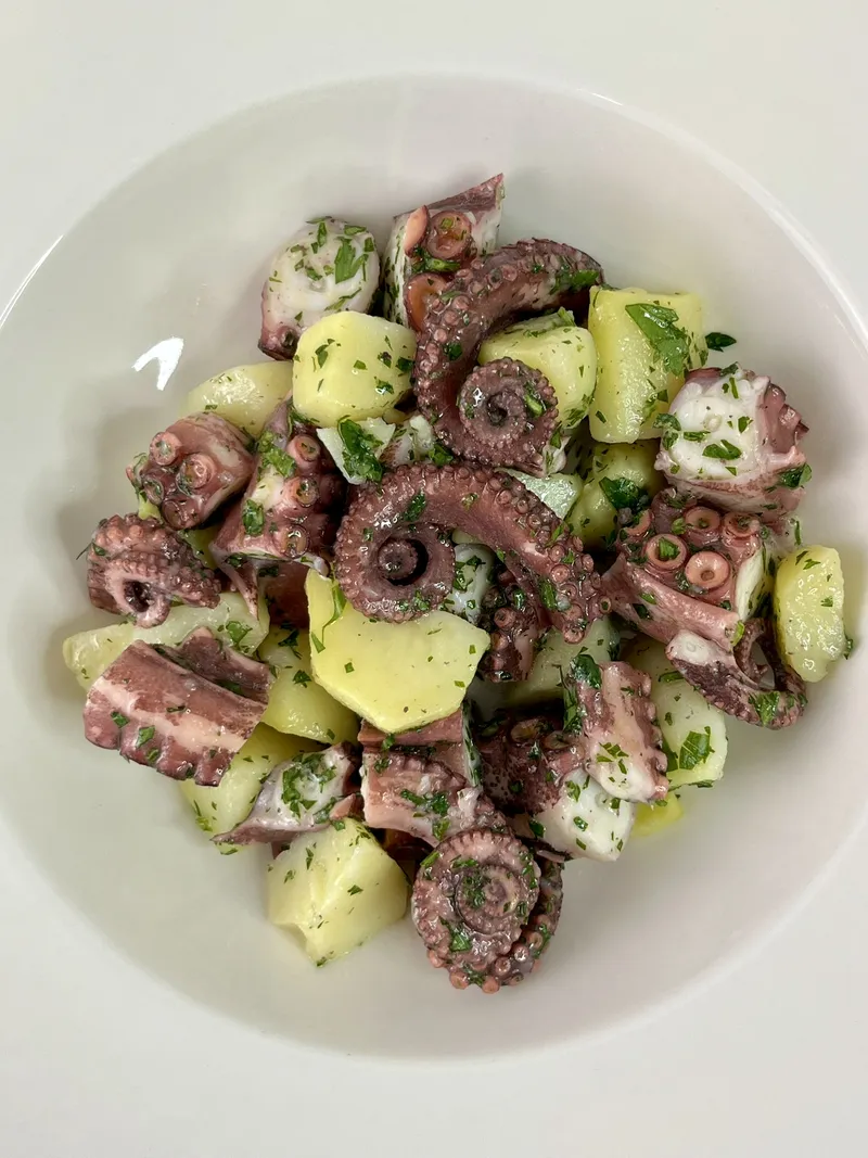 Salade de poulpe aux pommes de terre