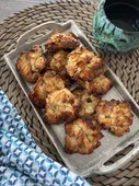 Croquants aux amandes et chocolat.
