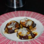 Aubergines à la vinaigrette italienne