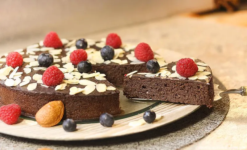 Moelleux au Chocolat (sans lactose, sans gluten et sans sucre)