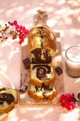 Cake marbré au chocolat et au yaourt